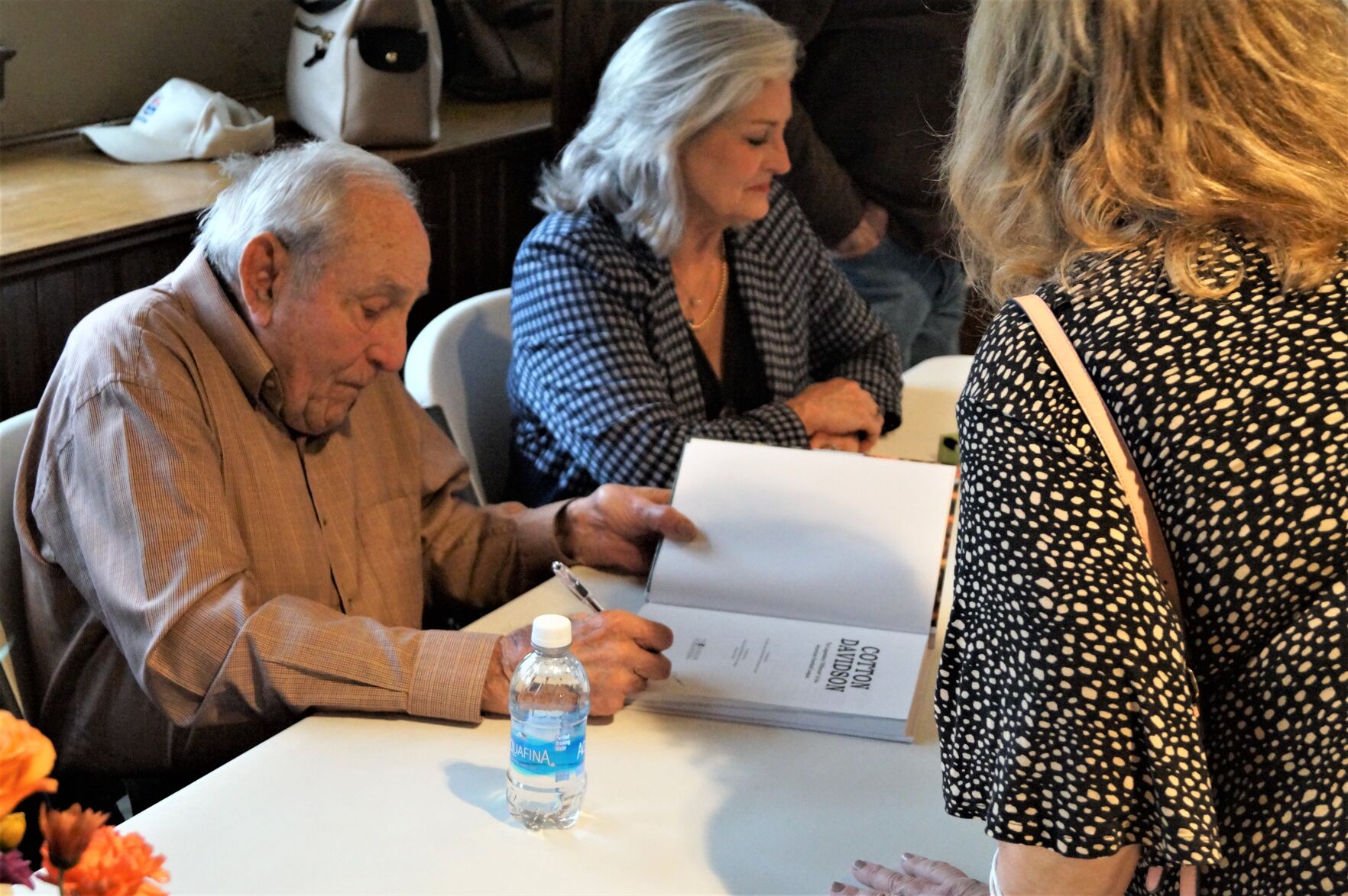 Cotton Davidson book signing